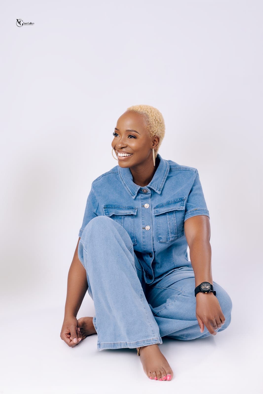 A studio portrait session photographed by Vast Gallery